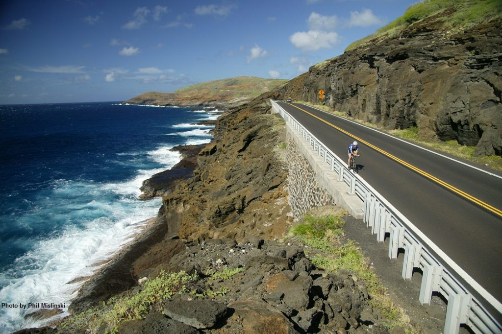 Part of the original Ironman bike course on the island of Oahu